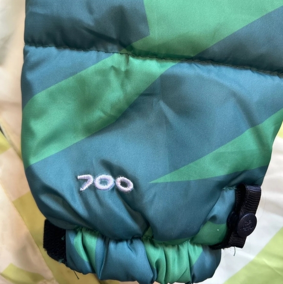 The North Face x KAWS Retro 1996 Nuptse Men's Medium Puffer Jacket -Safety Green - Picture 7 of 11